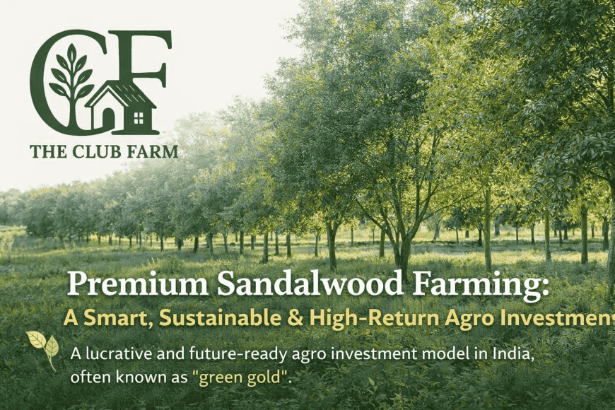 Premium Sandalwood Farming: How Premium Sandalwood Farming in Brijghat with The Club Farm