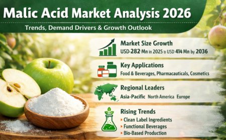 Malic Acid Market Analysis 2026: Latest Trends, Demand Drivers, and Growth Outlook