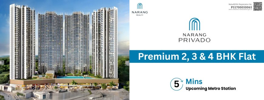 Narang Privado Thane West | Luxury 2, 3 & 4 BHK Flats Near Pokhran Road