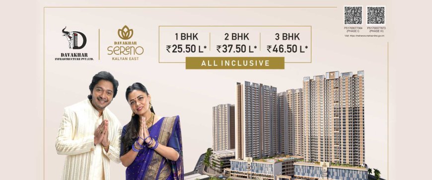 Davakhar Sereno Floor Plan | 1, 2 & 3 BHK Flats in Kalyan East