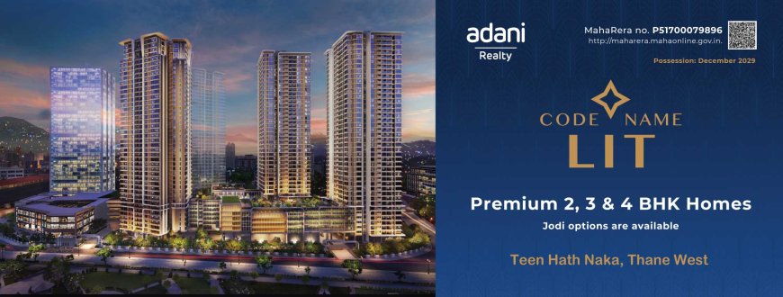 Adani Codename LIT Thane West – 2, 3 & 4 BHK Flats for Sale