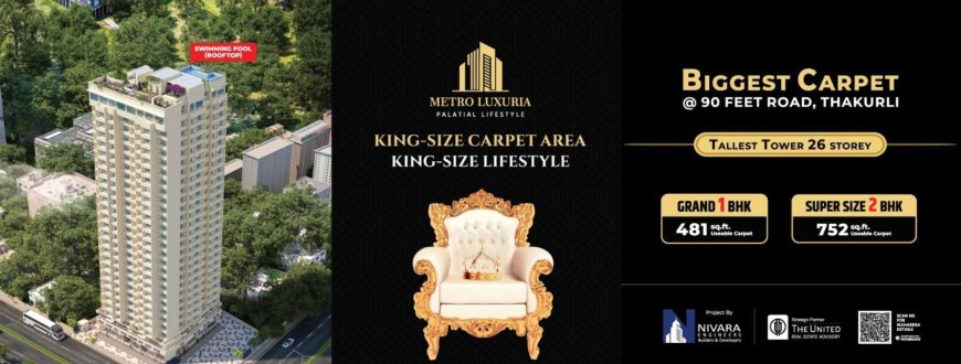 Metro Luxuria Thakurli – Premium 1 & 2 BHK Apartments