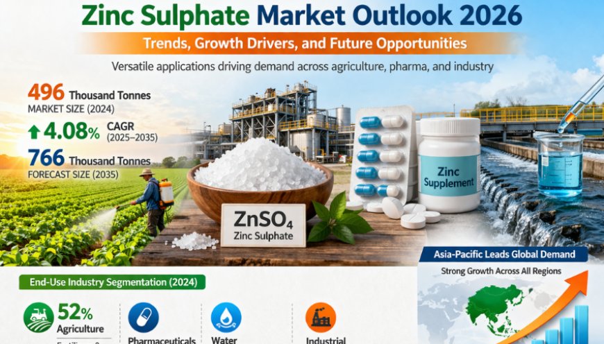 Zinc Sulphate Market Outlook 2026: Trends, Growth Drivers, and Future Opportunities