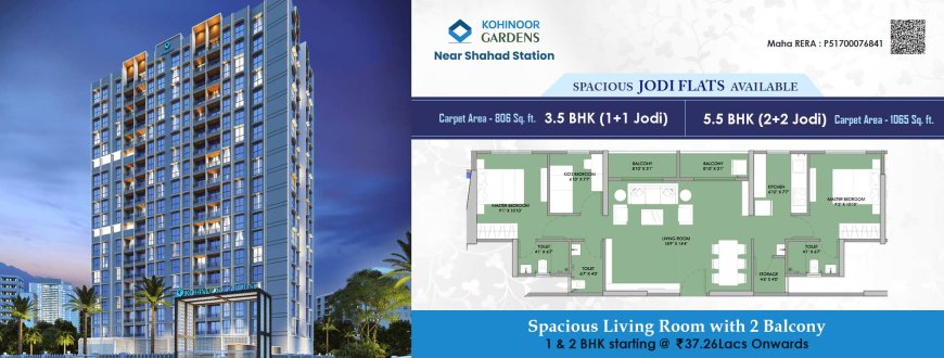 Kohinoor Gardens Shahad East Update | Price & Availability