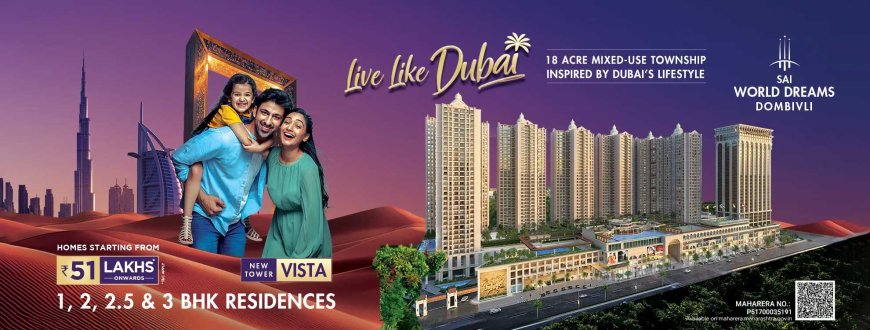 Sai World Dreams Dombivli East | 1, 2 & 3 BHK Flats