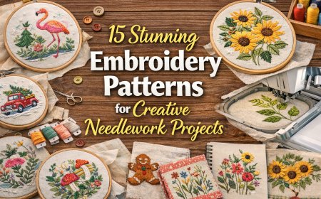 15 Stunning Embroidery Patterns for Creative Needlework Projects