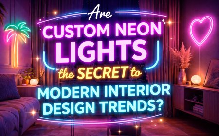 What Are the Benefits of Installing Custom Neon Lights in Offices?