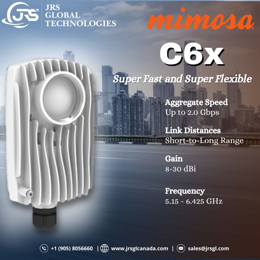 Mimosa C6x in 2026 : Top Use Cases for Scalable Wireless Networking