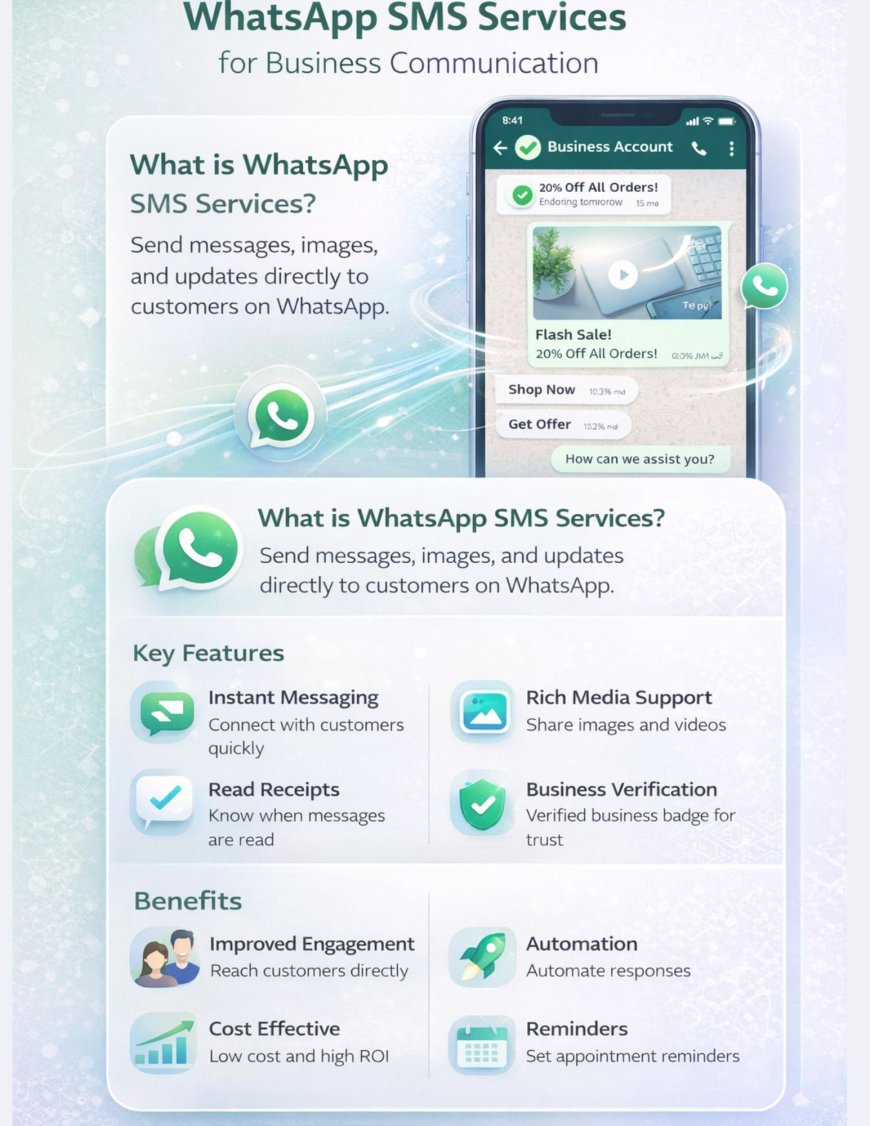 WhatsApp SMS Services for Smart Business Communication