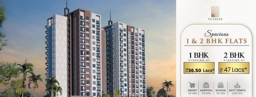 Sunrise Towers Shahad | 1 & 2 BHK Flats on Murbad Road