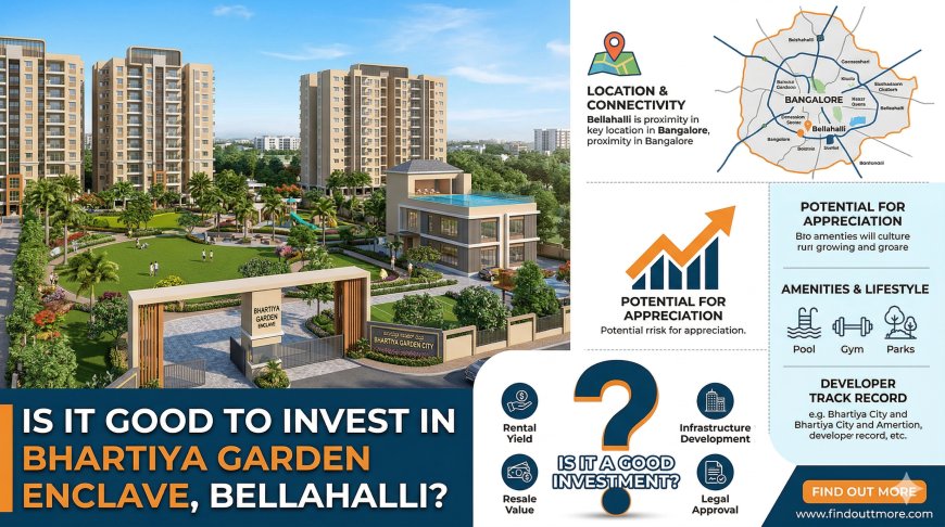 Is It Good to Invest in Bhartiya Garden Enclave, Bellahalli?