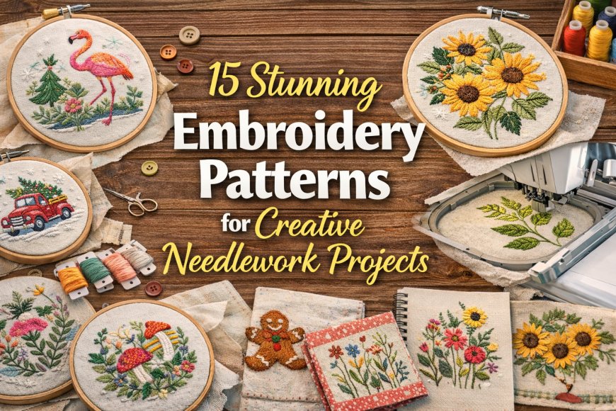 15 Stunning Embroidery Patterns for Creative Needlework Projects