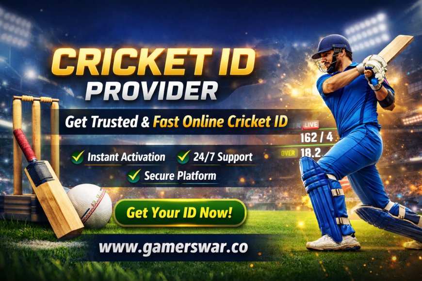 Cricket ID Provider – Get Trusted & Fast Online Cricket ID with Gamerswar