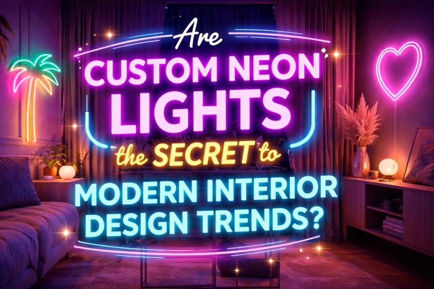 What Are the Benefits of Installing Custom Neon Lights in Offices?