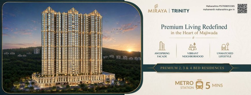 Miraya Trinity Thane West – Where Modern Living Meets Prime Connectivity