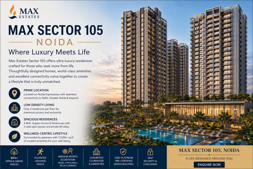 Max Estates Sector 105 Noida: A Complete Guide to Amenities, Features, and What You Actually Get