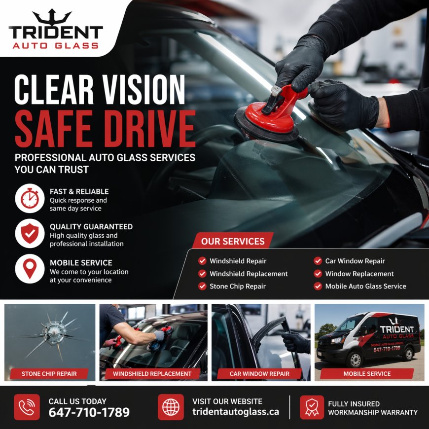 Easy Guide to Auto Glass Repair and Windshield Services in GTA