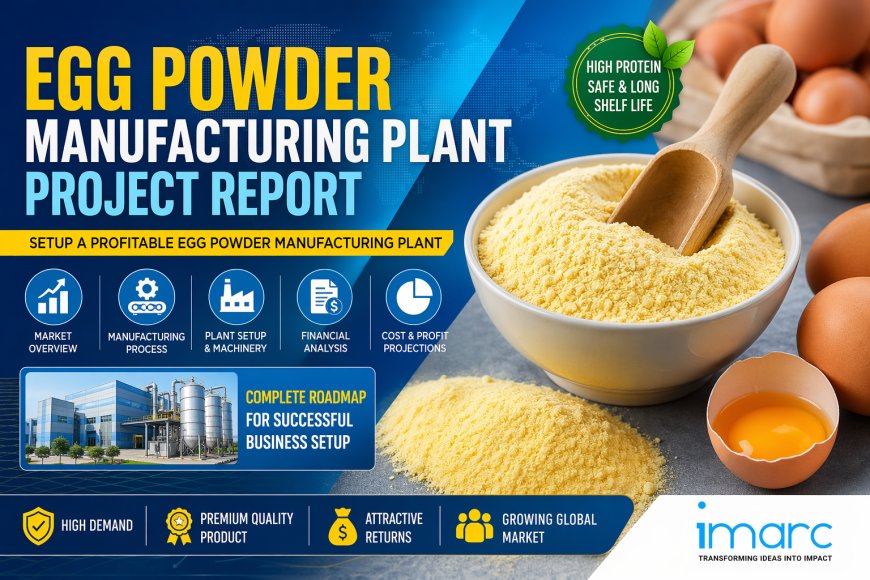 Egg Powder Manufacturing Plant DPR & Unit Setup – 2026: Demand Analysis and Project Cost