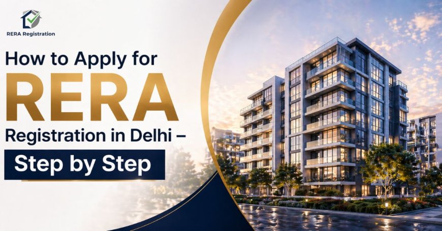 How to Apply for RERA Registration in Delhi – Step by Step