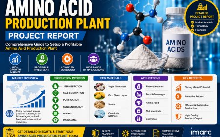 Amino Acid Production Plant Cost Report 2026: CapEx/OpEx Analysis with Profitability Forecast
