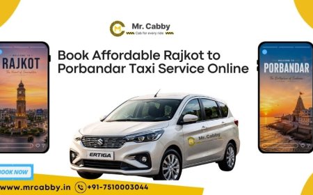 Book Affordable Rajkot to Porbandar Taxi Service Online