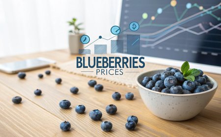 Blueberries Prices Trend Analysis with Price Index and Quarterly Forecast Prices