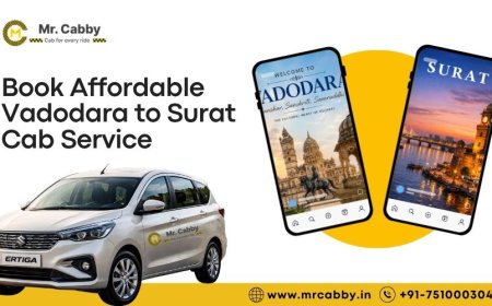 Book Affordable Vadodara to Surat Cab at Lowest Price