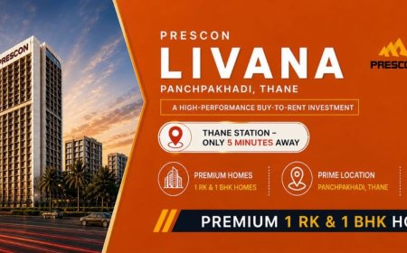 Prescon Livana Thane West – Premium Studio & 1 BHK Investment Residences in Panchpakhadi