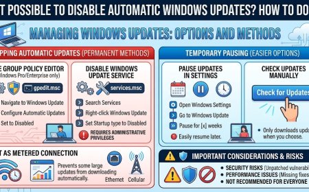 Is it possible to disable automatic Windows updates? How to do it?