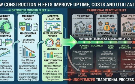 How Construction Fleets Improve Uptime, Costs and Utilization