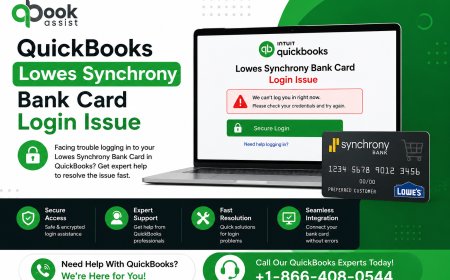How to Fix QuickBooks Lowes Synchrony Bank Card Login Issue Easily