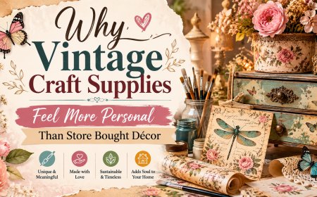 Why Vintage Craft Supplies Feel More Personal Than Store Bought Décor