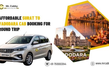 Affordable Surat to Vadodara Cab Booking for Round Trip