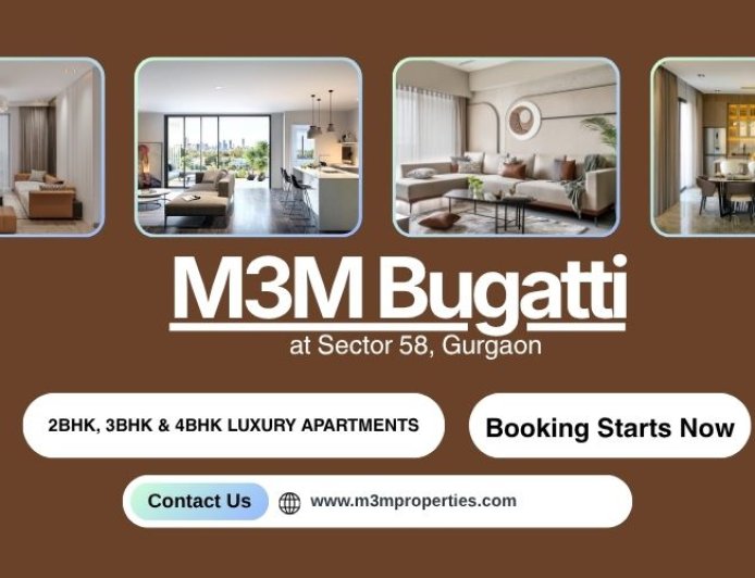 M3M Bugatti Sector 58 – Iconic Luxury Living with Global Elegance in Gurgaon