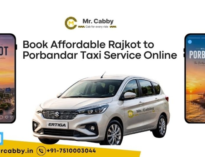 Book Affordable Rajkot to Porbandar Taxi Service Online