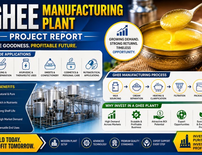 Ghee Manufacturing Plant Cost 2026: Comprehensive Project Report, Feasibility Study and Industry Outlook