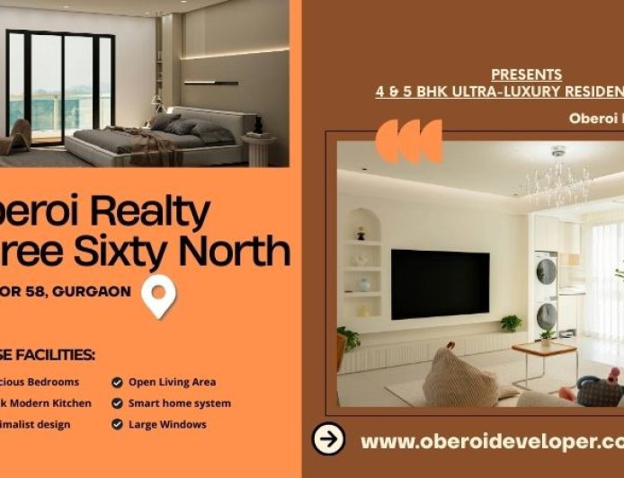 Oberoi Three Sixty North Sector 58  Elevating Luxury Living With Iconic 4 And 5 BHK Apartments