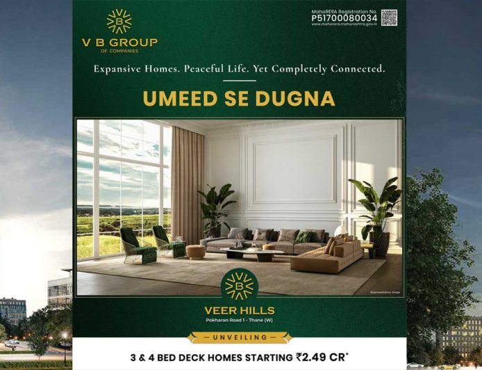 Veer Heights Thane West | 1 & 2 BHK Flats in Louiswadi Thane by VB Group