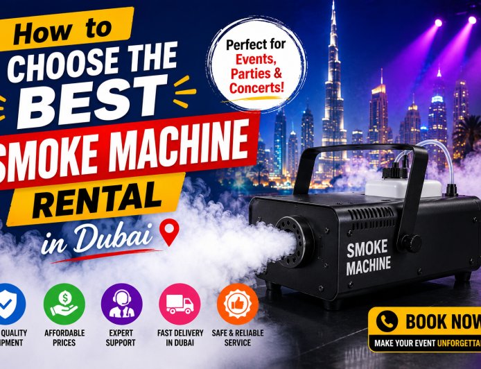 Smoke Machine Rental Service in Dubai: Choose us for the Best Solutions