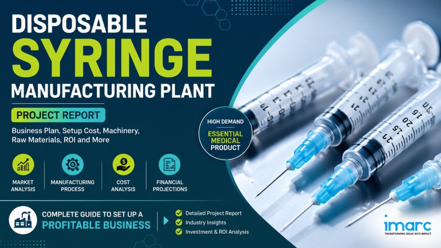 Cost of Setting Up a Disposable Syringe Manufacturing Plant 2026: Demand Analysis and ROI