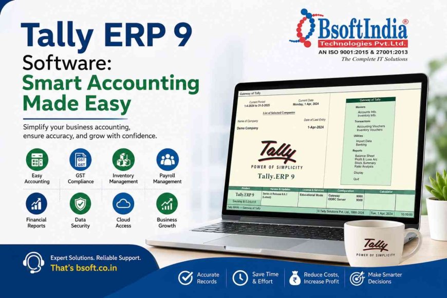 Tally ERP 9 Software: Smart Accounting Made Easy