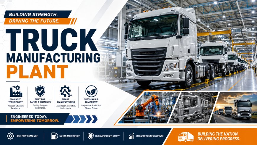 Truck Manufacturing Plant Setup 2026: Land, Equipment, Labor & Revenue Analysis