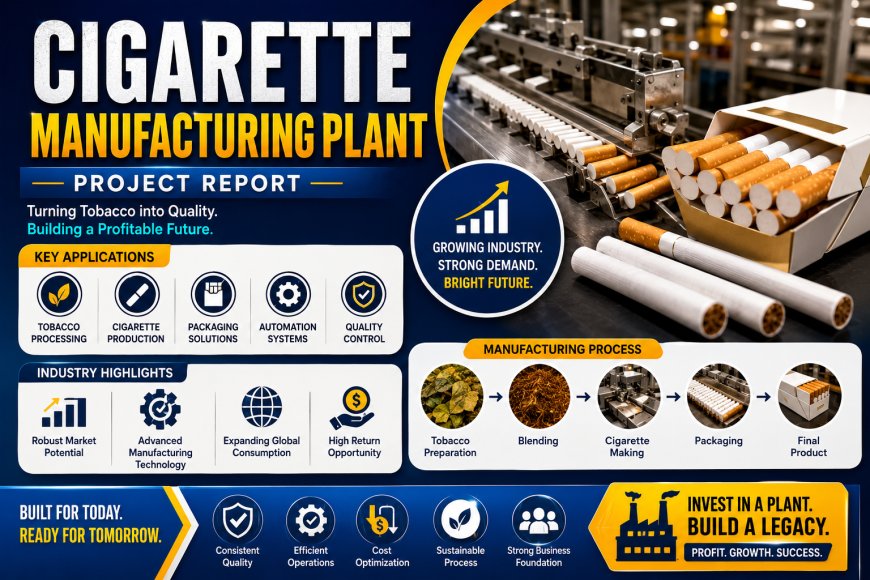Cigarette Manufacturing Cost Analysis Report 2026: Raw Materials, Process Economics & Pricing Trends