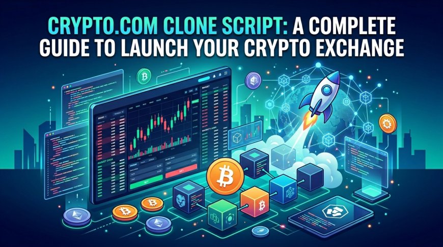 Crypto.com Clone Script: A Complete Guide to Launch Your Crypto Exchange