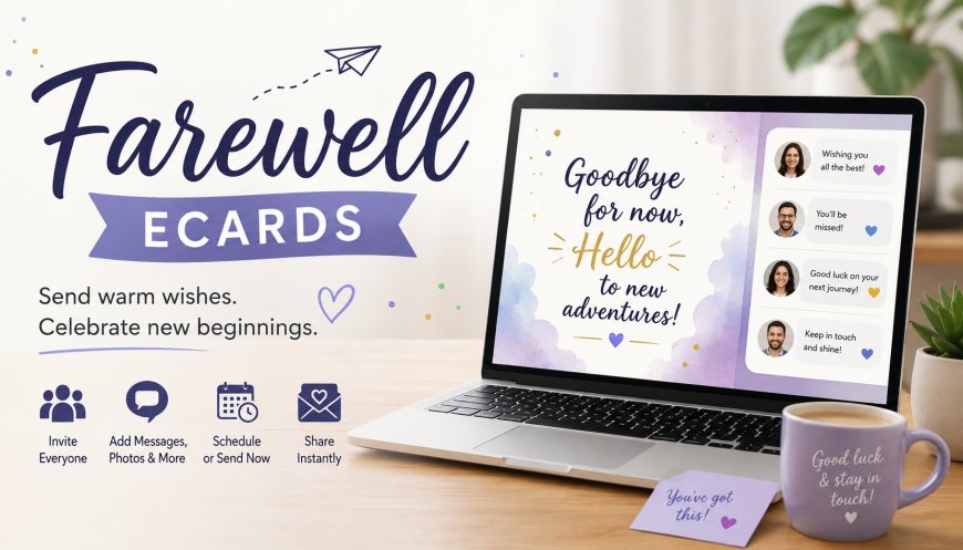 Why Online Leaving Cards Make Farewells More Special
