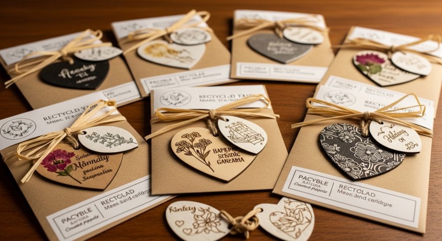 Exquisite Custom Heart Tags to Elevate Packaging Ideas