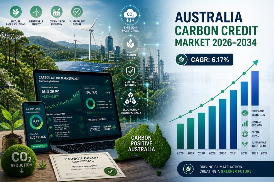 Australia Carbon Credit Market Worth USD 33.3 Million During 2026-2034