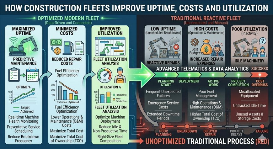 How Construction Fleets Improve Uptime, Costs and Utilization