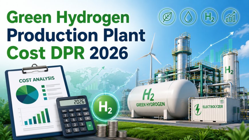 Green Hydrogen Production Plant DPR & Unit Setup – 2026: Demand Analysis and Project Cost