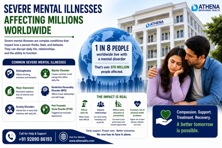 Beyond Sadness: Understanding the Severe Mental Illnesses Affecting Millions Worldwide